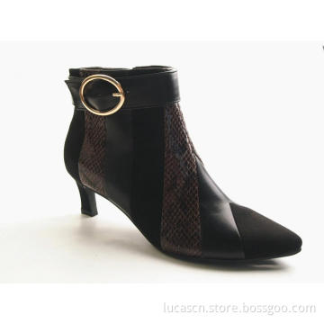 Hot Seller Ladies Boot Thin Heel Ankle Boots